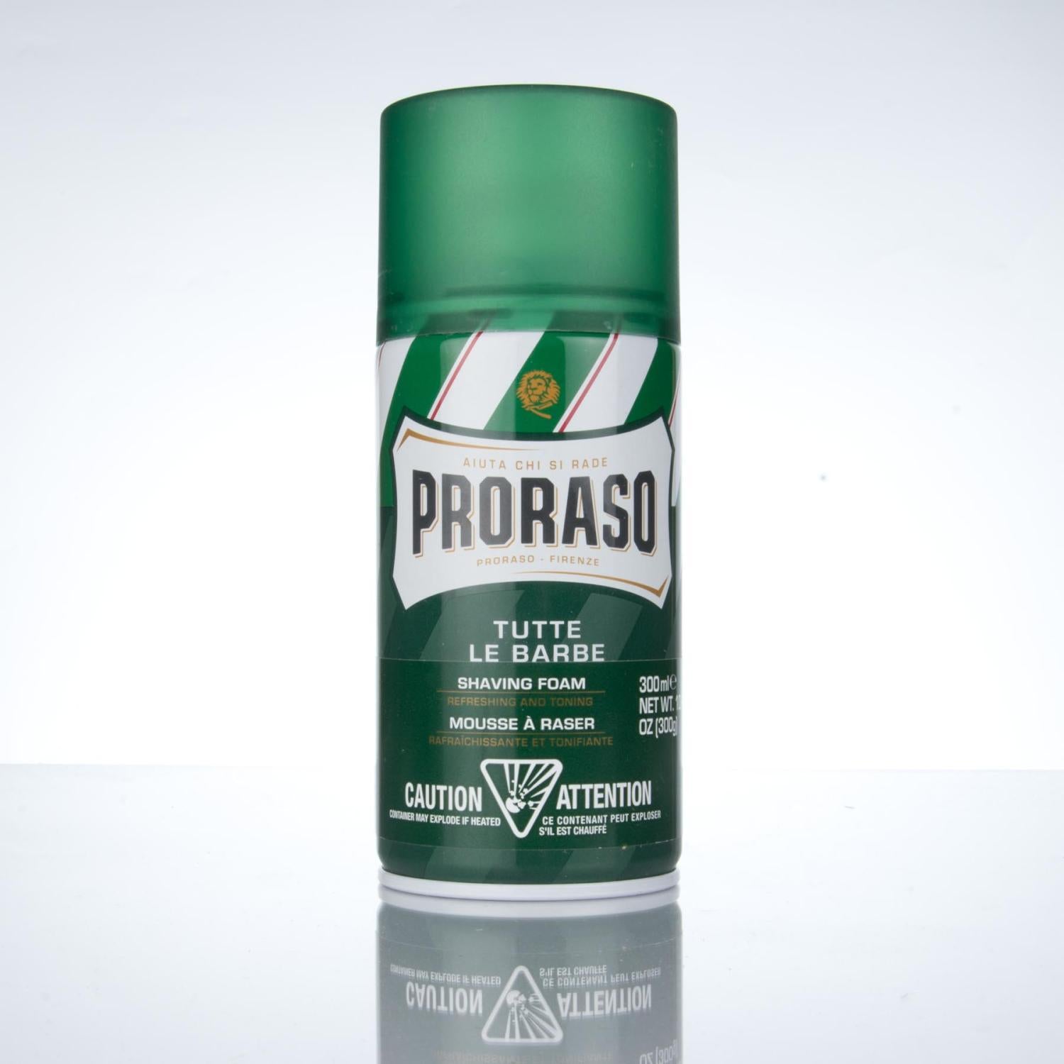 PRORASO Green Shaving Foam | Natural Refreshing Mousse - Eucalyptus And Menthol - View #9