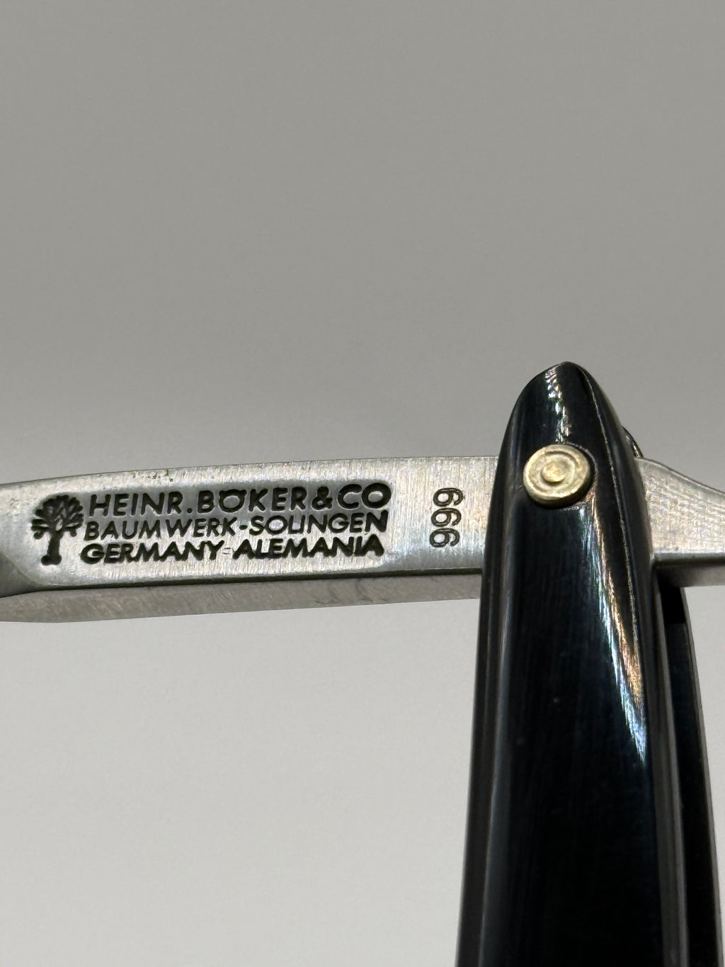 Böker Rasiermesser - Wiener Schaber 4/8"