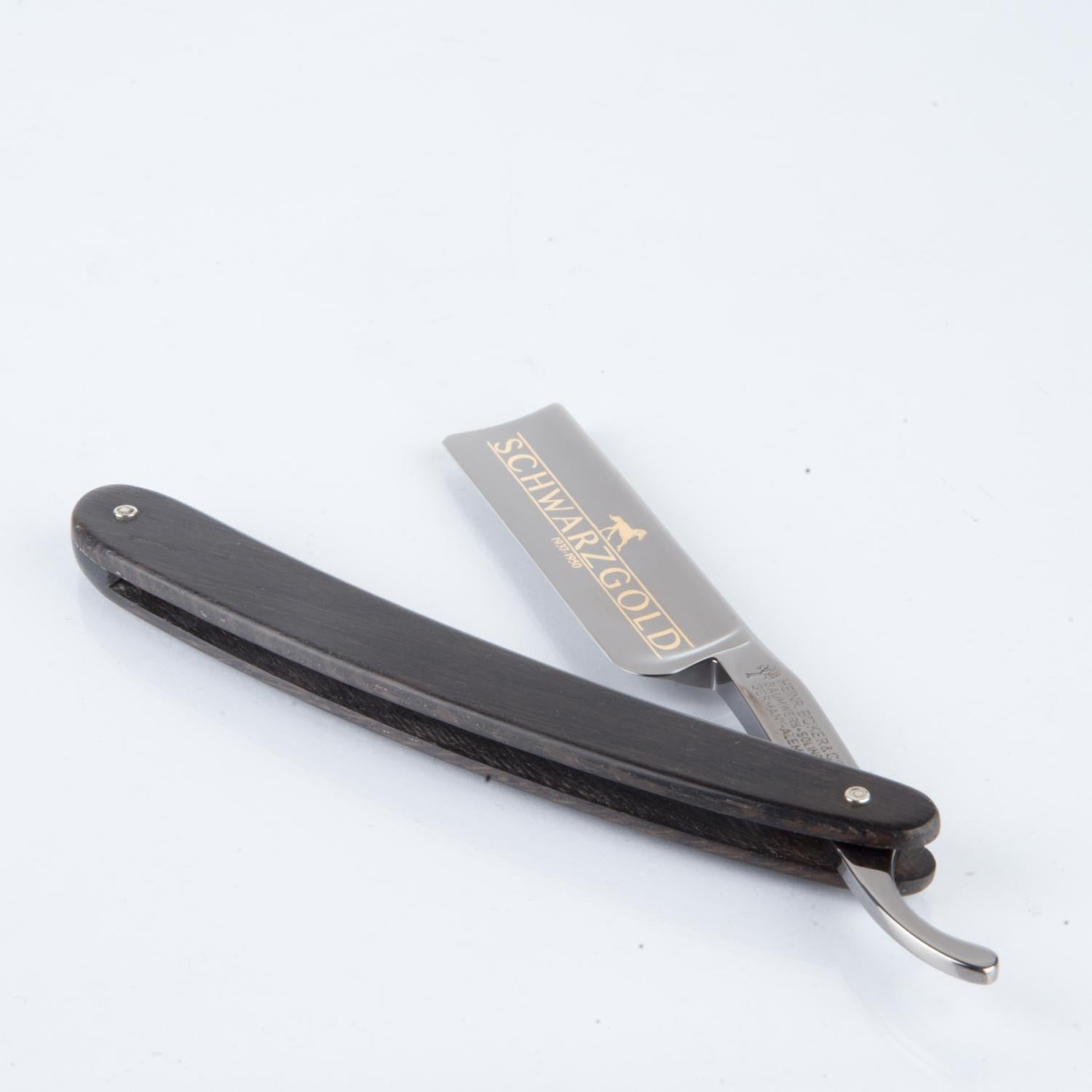 Böker Rasiermesser - Schwarzgold 24 Karat 6/8"