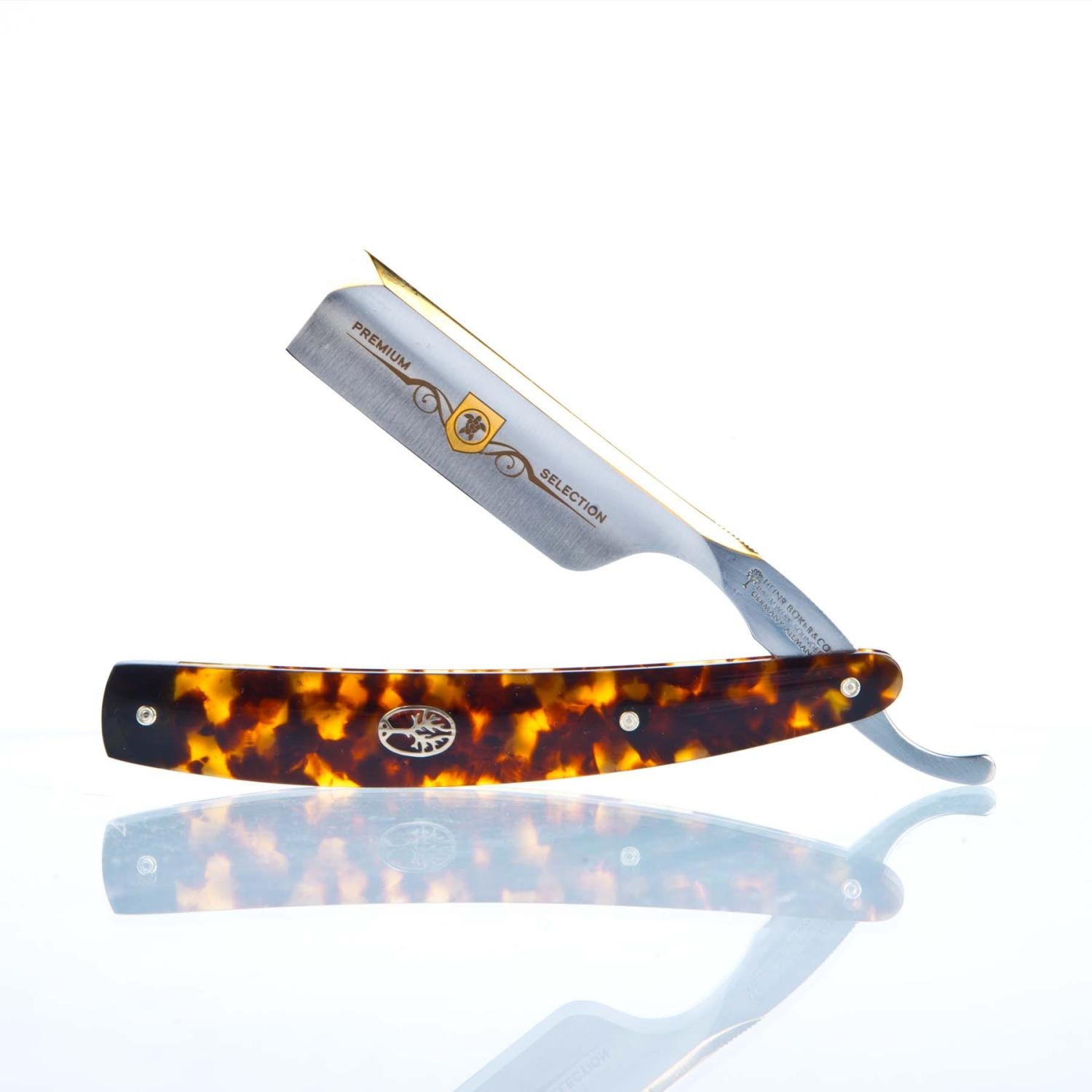 Böker Rasiermesser - Schildpatt 6/8"
