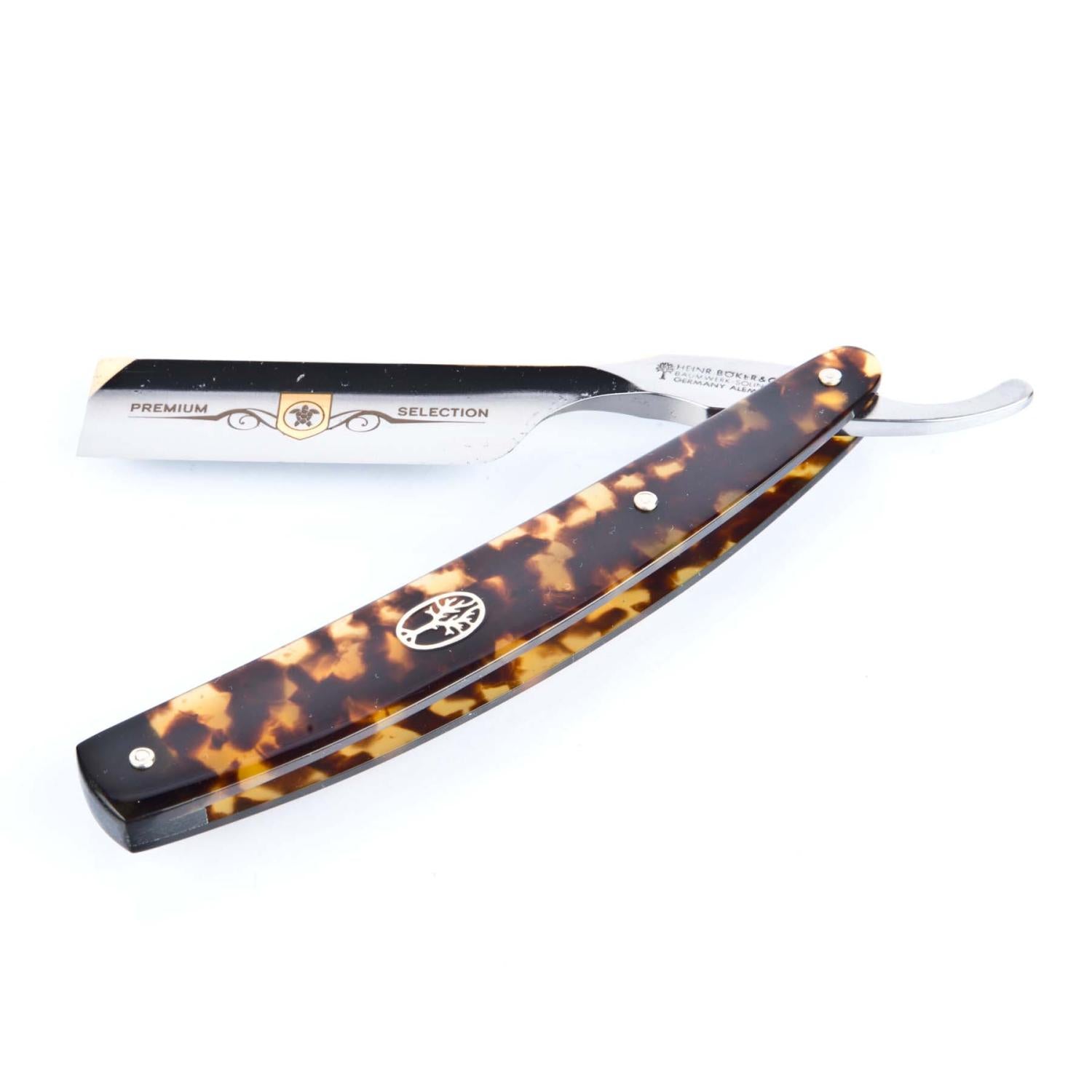 Böker Rasiermesser - Schildpatt 6/8"