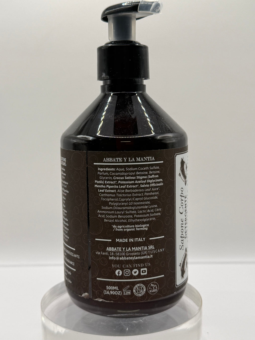 Abbate Y La Mantia - Sapone Corpo Tabacchi Tempestosi 500ml