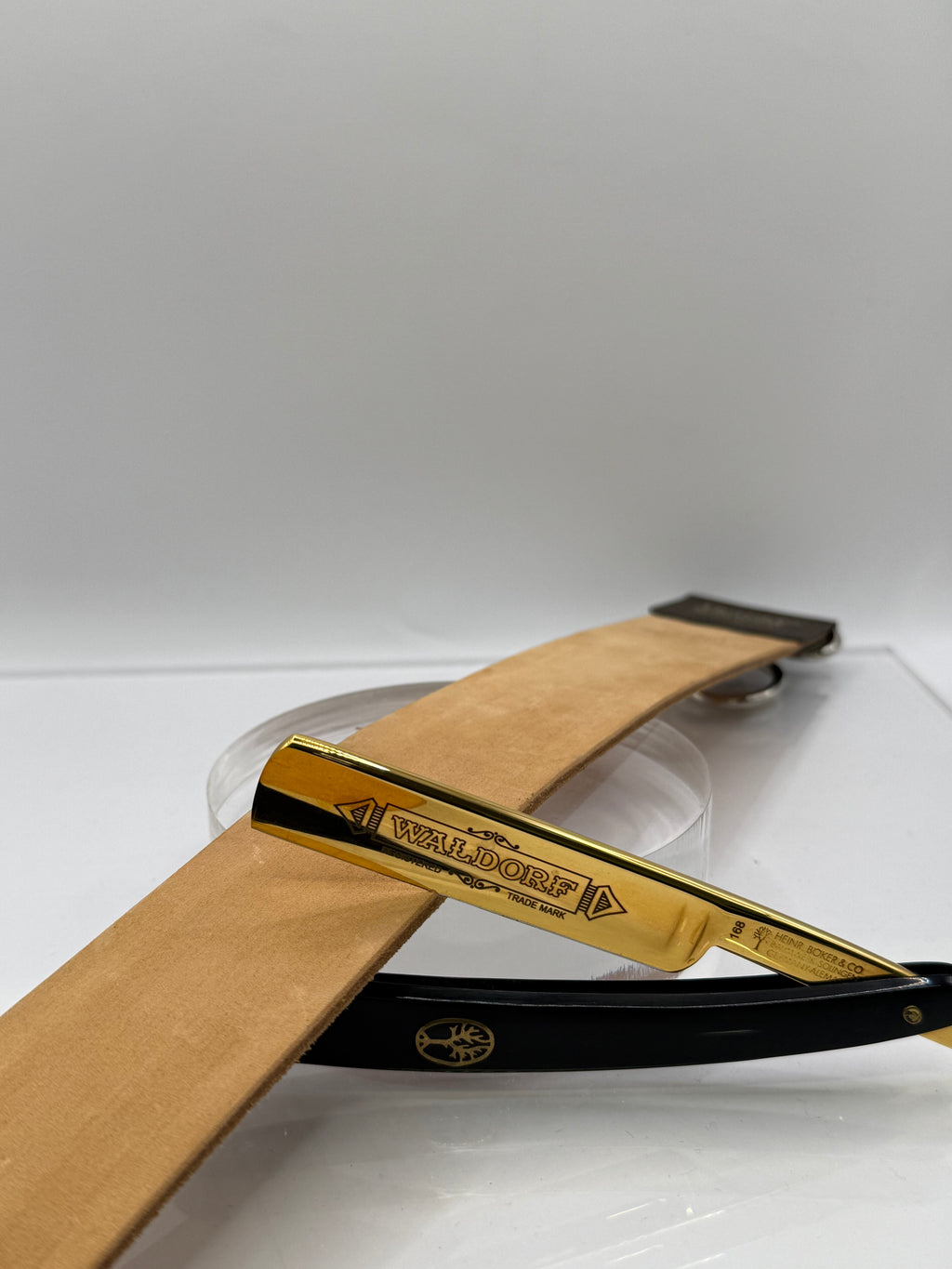 Böker Rasiermesser - Waldorf Gold 5/8"