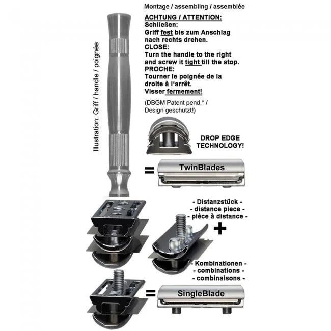 Razolution - Rasierhobel 4Edge