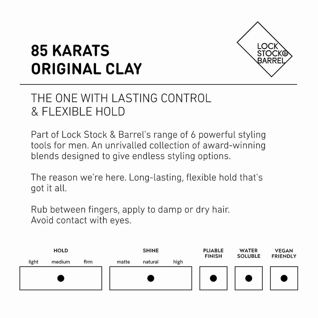 Lock Stock & Barrel - 85 Karats Original Clay 100g