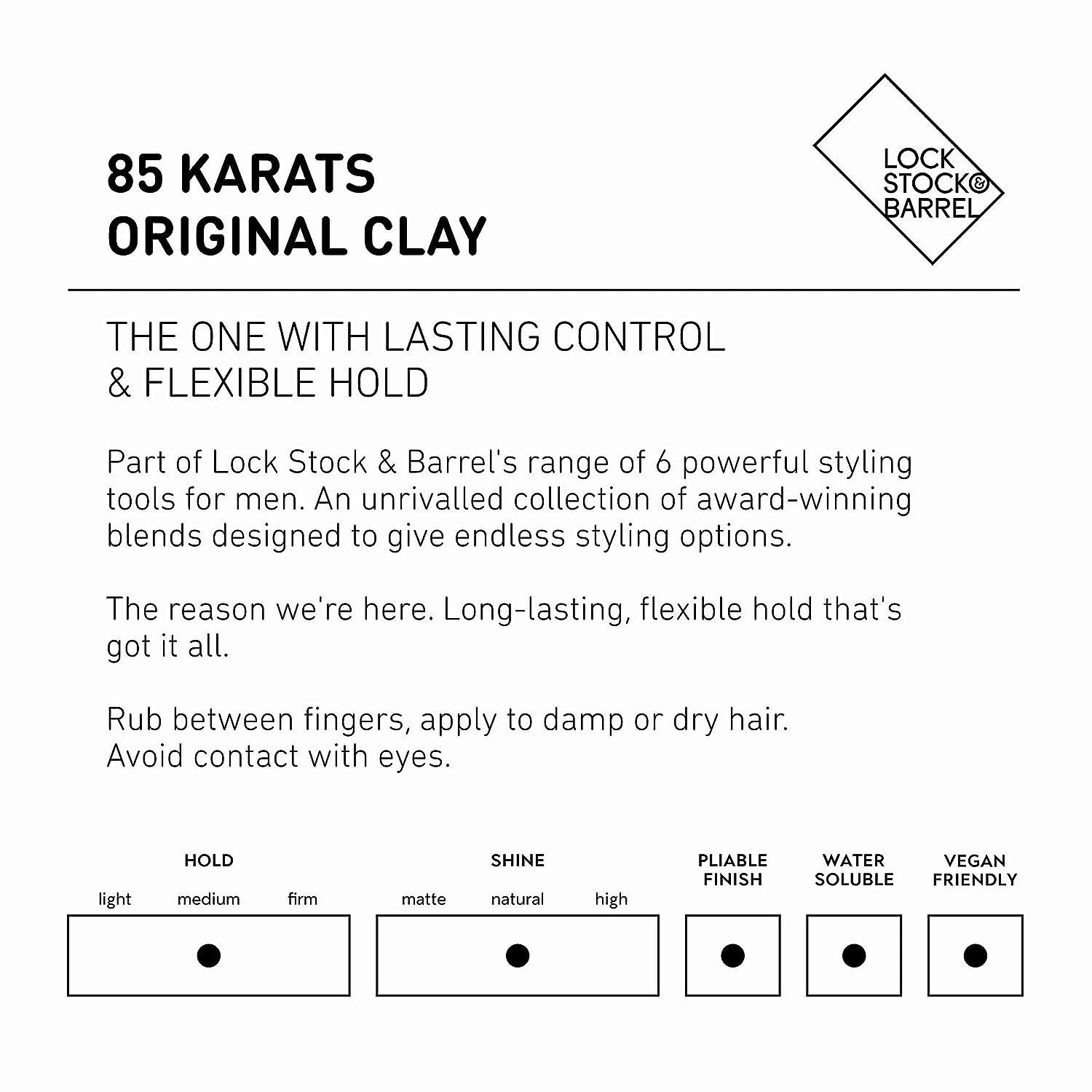 Lock Stock & Barrel - 85 Karats Original Clay 100g