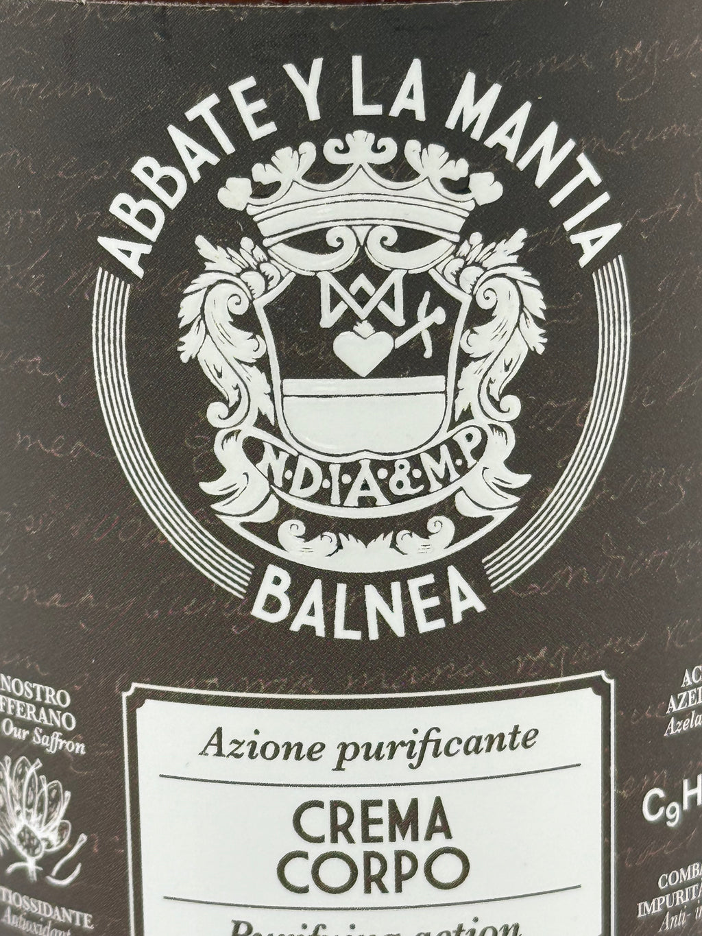 Abbate Y La Mantia - Crema Corpo Tabacchi Tempestosi 500ml