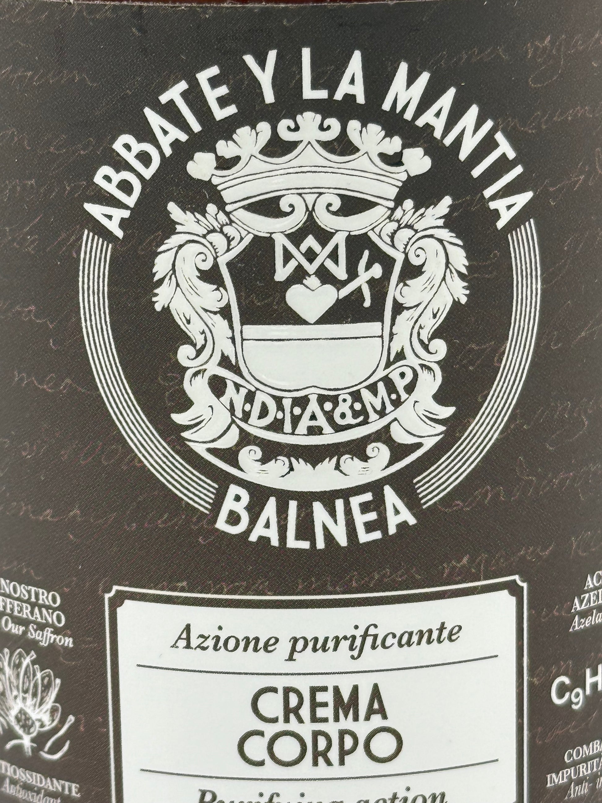 Abbate Y La Mantia - Crema Corpo Tabacchi Tempestosi 500ml