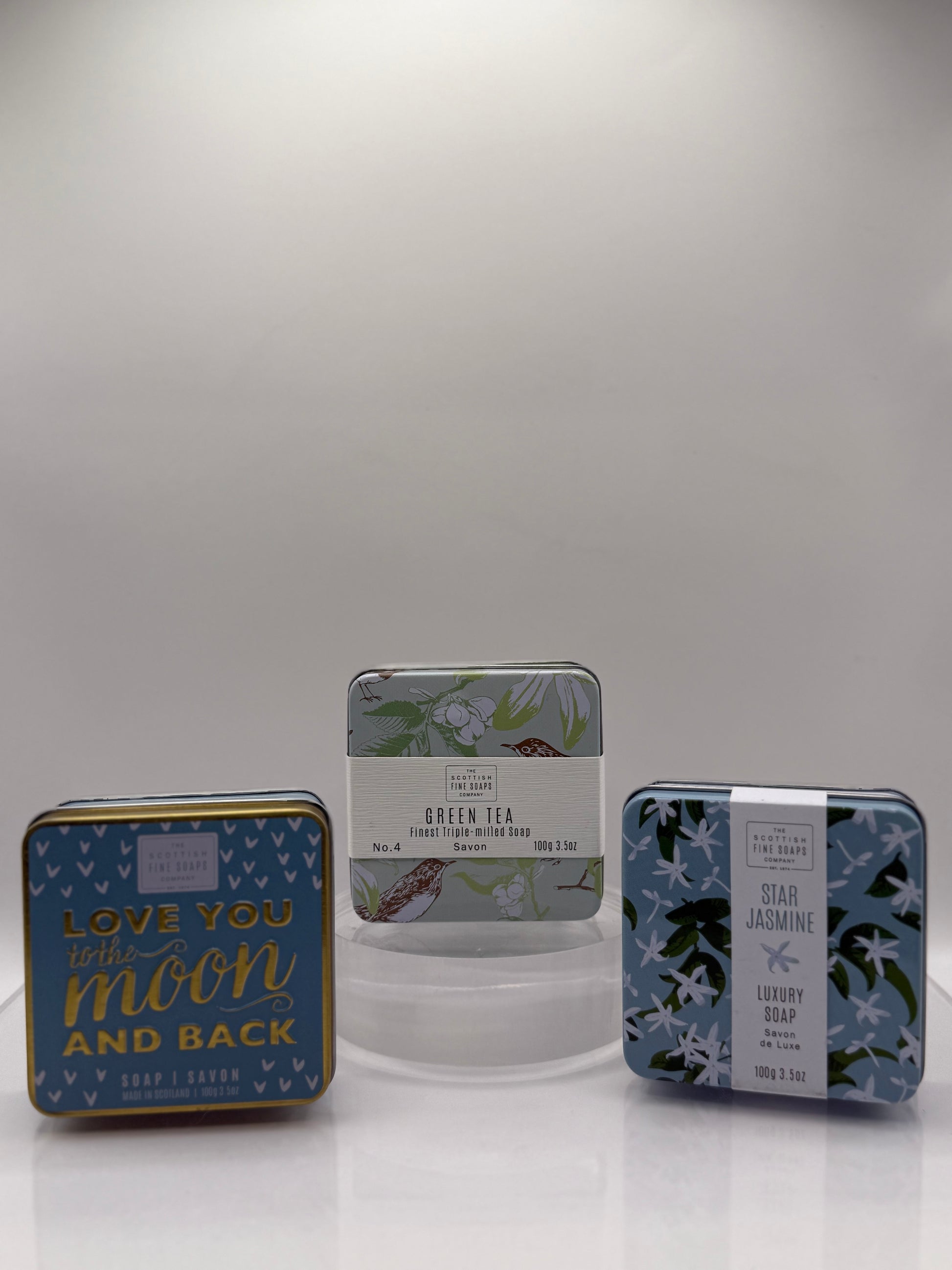 Scottish Fine Soaps - GREEN TEA Finest TRIPLE - milled Soap 100g