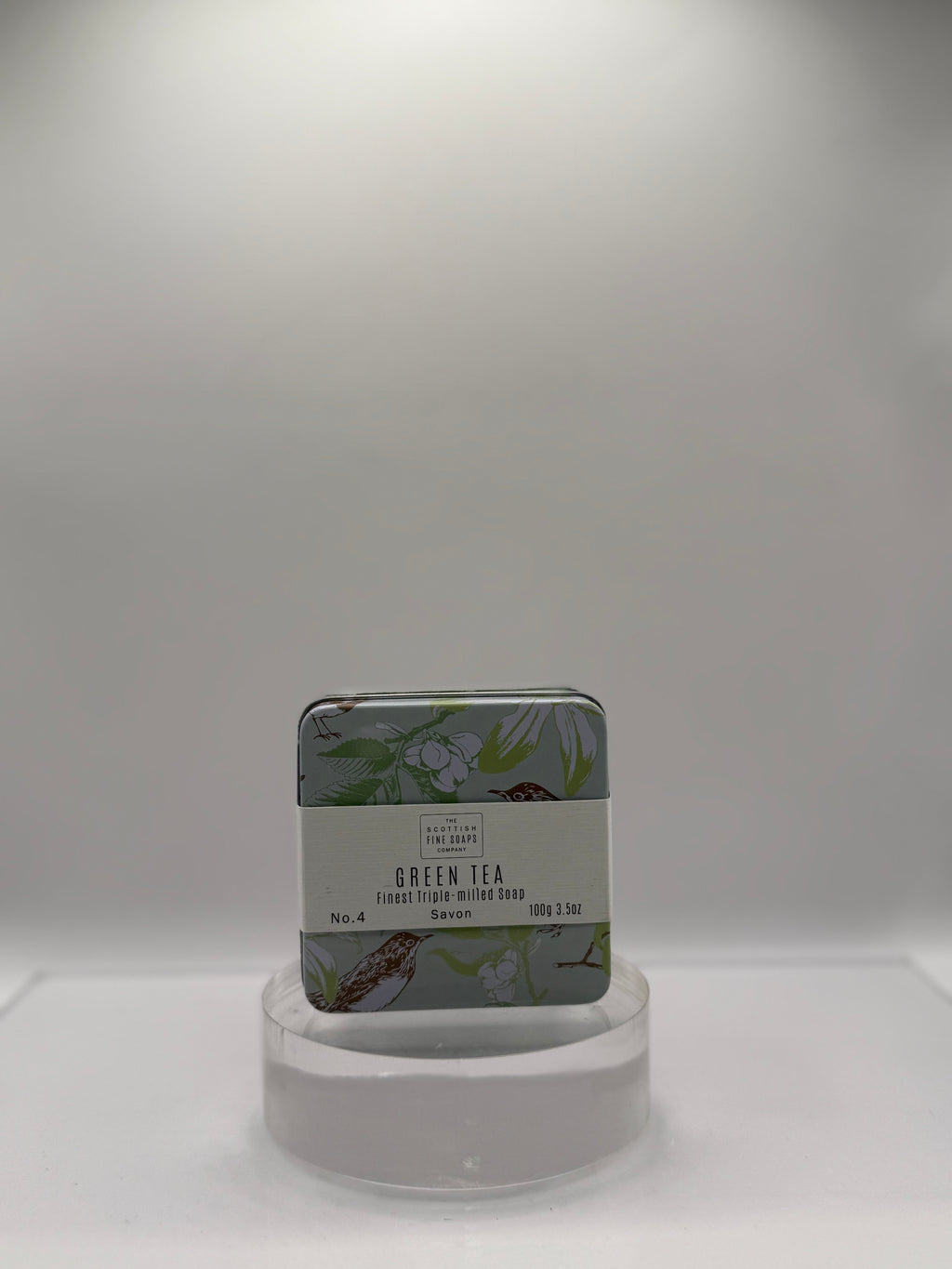 Scottish Fine Soaps - GREEN TEA Finest TRIPLE - milled Soap 100g