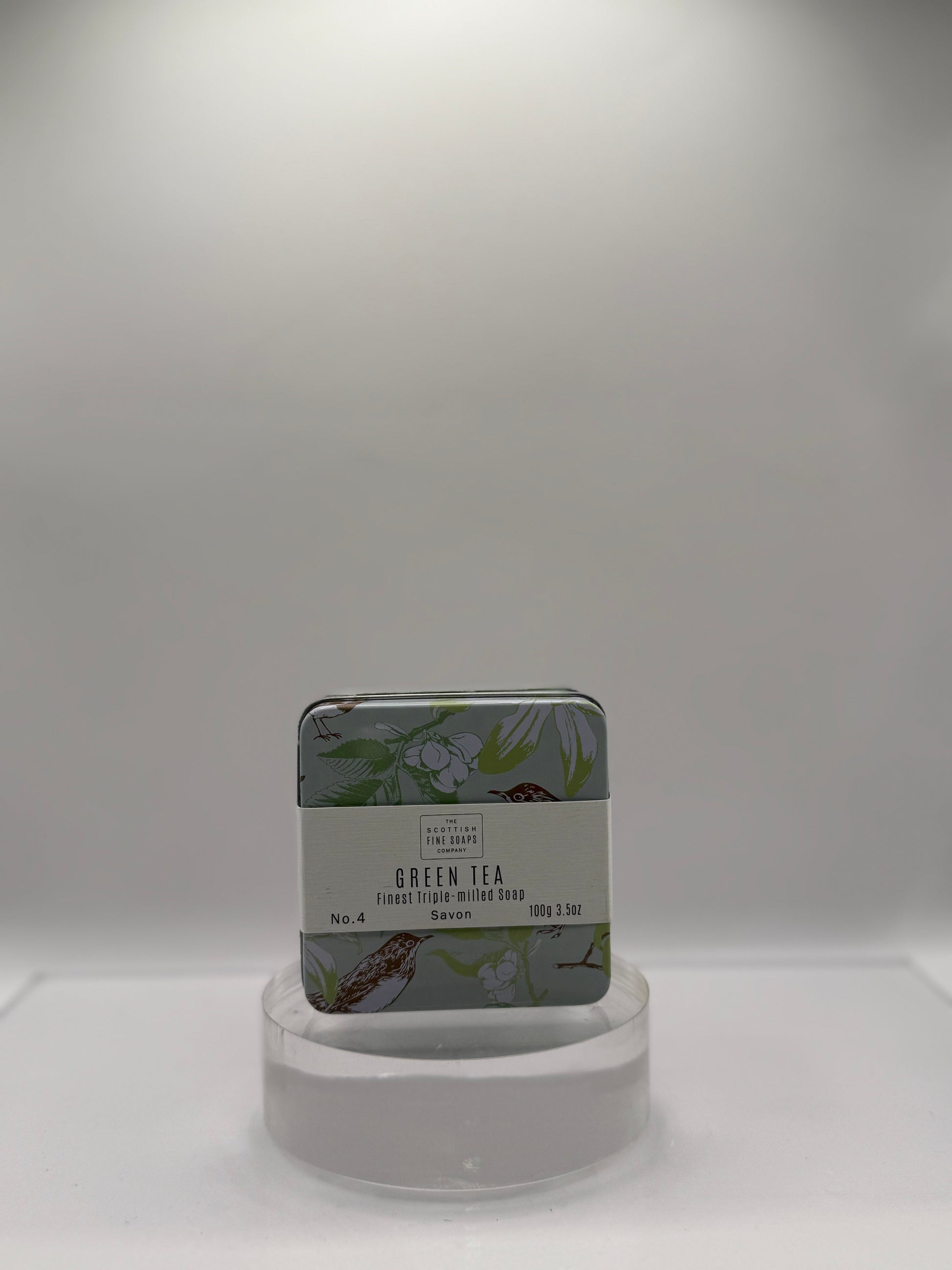 Scottish Fine Soaps - GREEN TEA Finest TRIPLE - milled Soap 100g