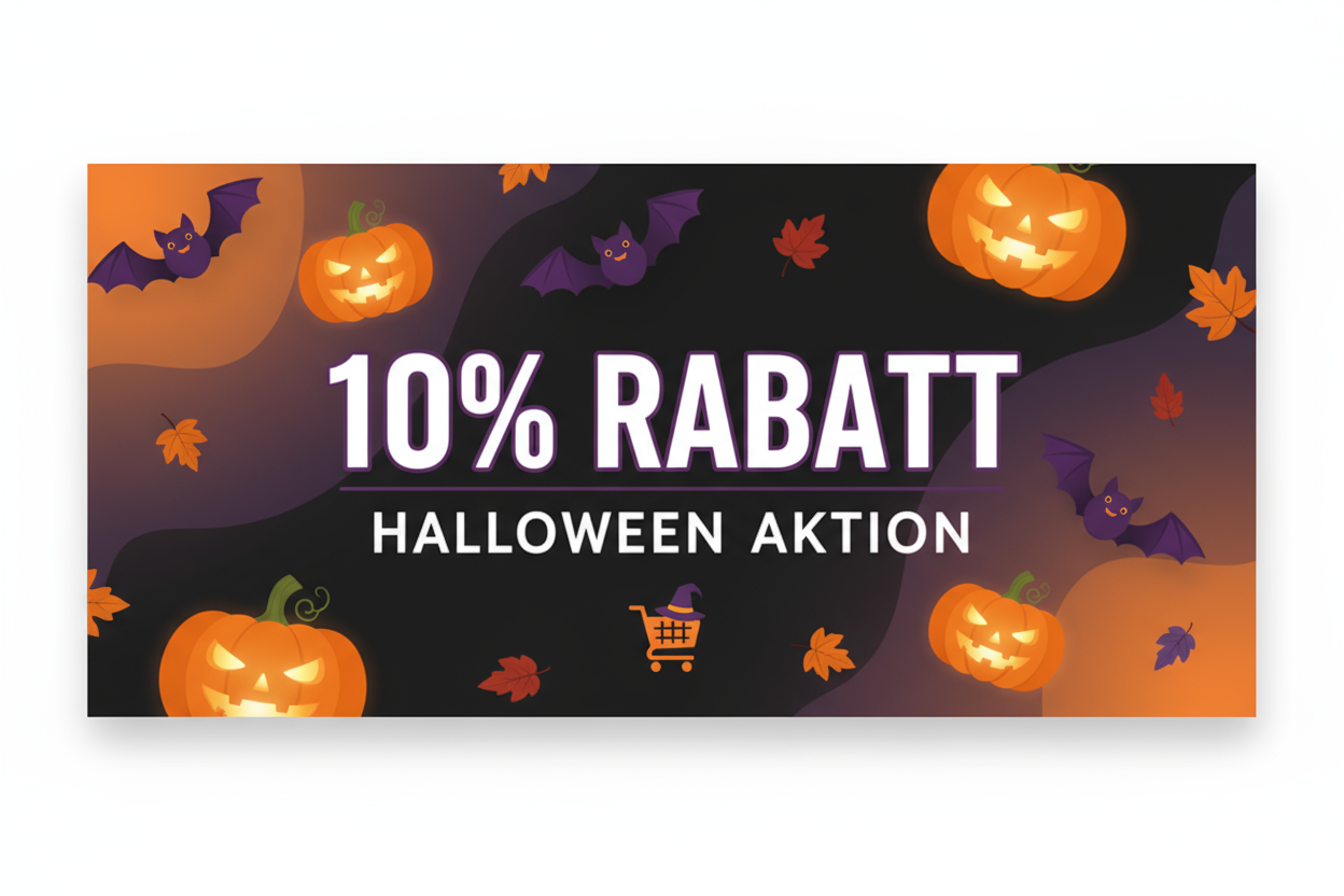 Halloween Aktion Banner