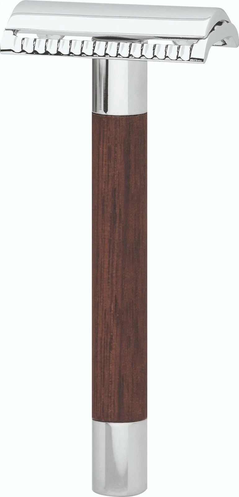 Erbe - Rasierhobel Tradition Nussholz & Edelstahl 8112