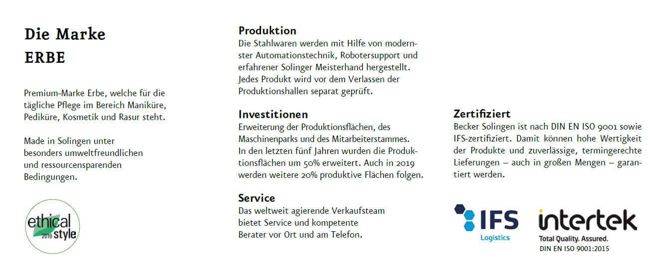 Erbe - Rasierhobel Tradition Nussholz & Edelstahl 8112