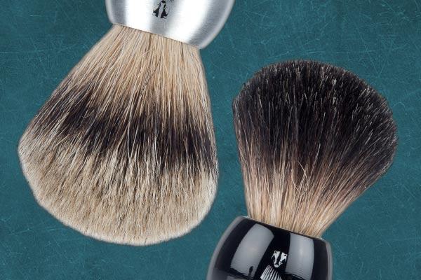 Badger hair brush