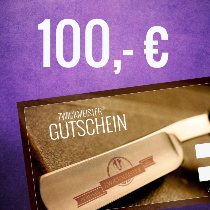 Zwickmeister Geschenkgutschein 100 Euro