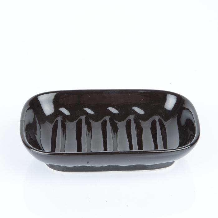 Lindner Porcelaine Soap Dish Black