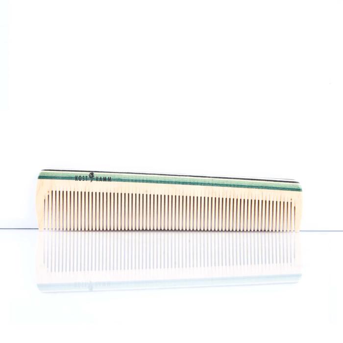 Handle comb wood fine 16 cm