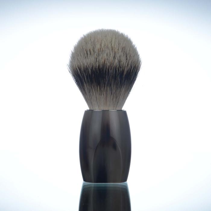 Dovo Silvertip Shaving Brush Buffalo Horn Handle