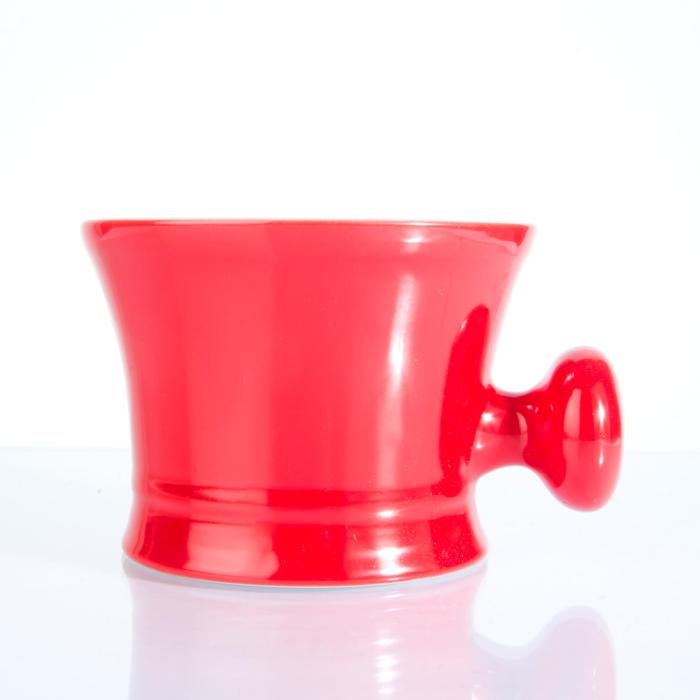 Ilona shaving mug Red with handle