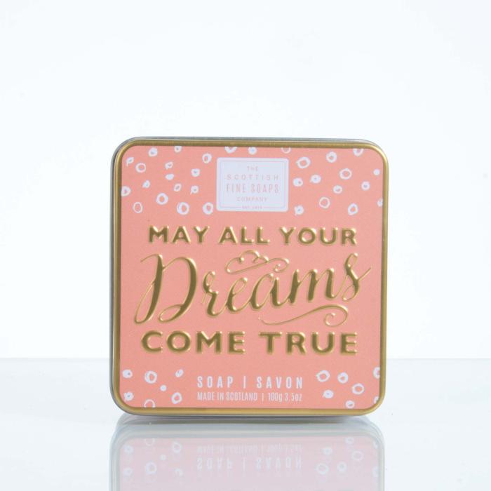 Scottish Fine Soaps Soap in a tin May All Your Dreams Come True