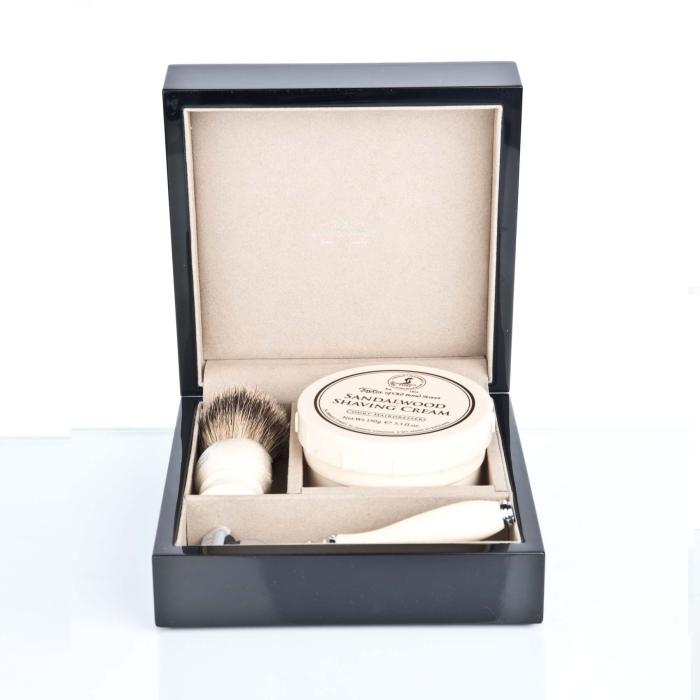Taylor of Old Bond Street Sandalwood Lacquered Wooden Gift Box