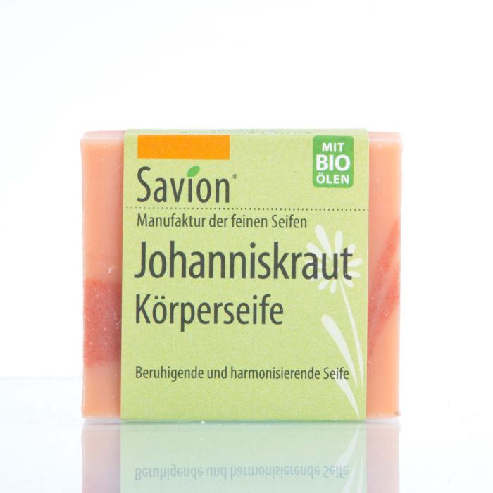 Savion Johanniskrautseife Hand- und Körperseife 80g Block