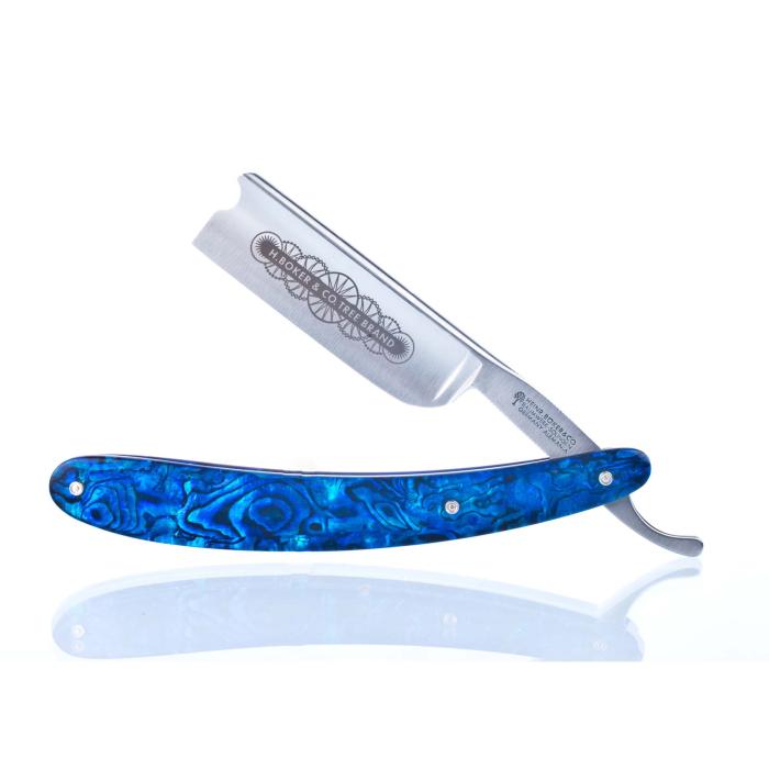 Boker Straight Razor 7/8 Blue Shell