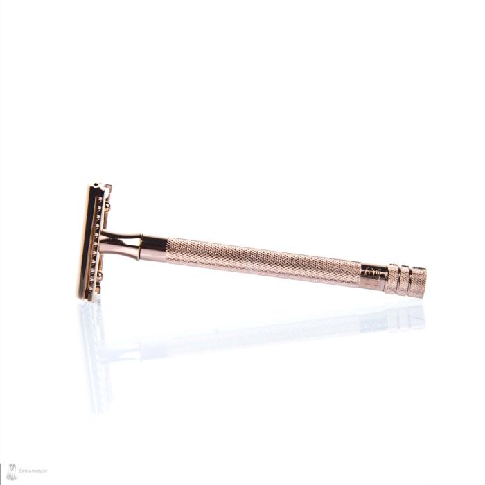 Merkur Razor 24c unisex extra long Rosegold