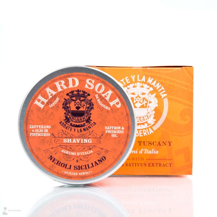 Abbate Y La Mantia Neroli Siciliano Hard Shaving Soap 150ml