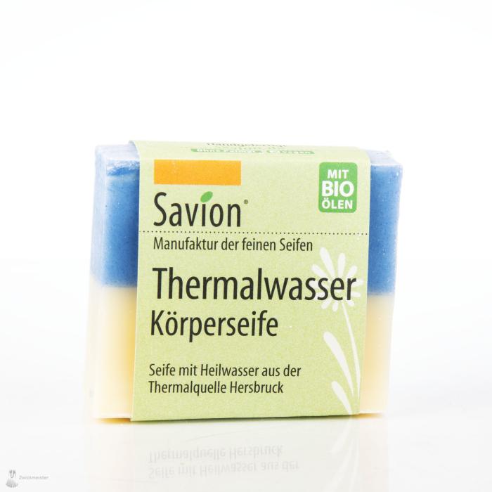 Savion Thermalwasser Hand- und Körperseife 80g Block