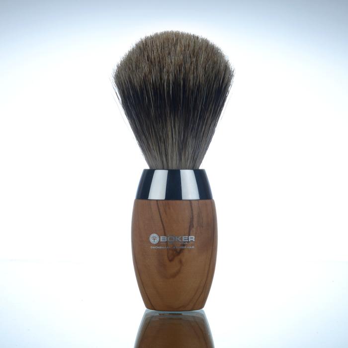 Boker Shaving Brush Olive Wood