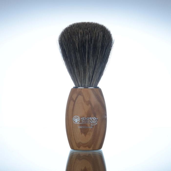 Dovo Shaving Brush Olive Wood Badger Hair