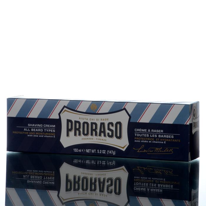 Proraso Rasiercreme Linea Blu mit Aloe und Vitamin E 150ml