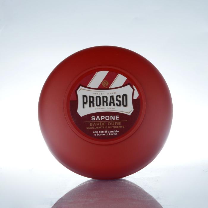 Proraso Rasierseife Linea Rossa mit Sandelholz und Shea-Butter 150ml