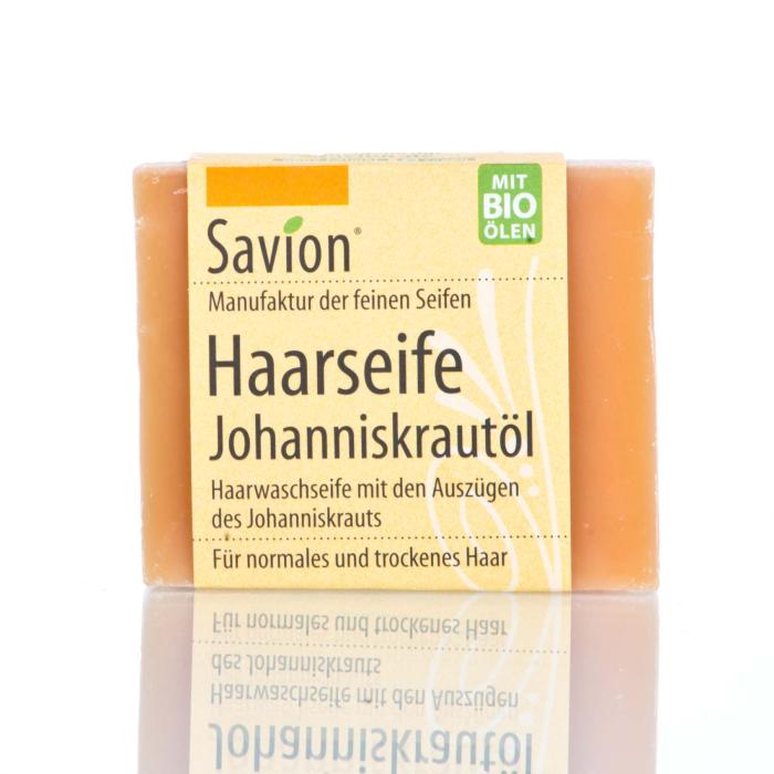Savion Johanniskraut Haarwaschseife, 85 g, handgemacht
