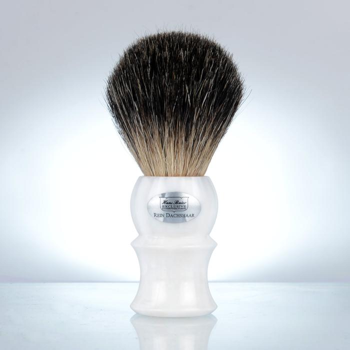 Hans Baier Shaving Brush black, badger