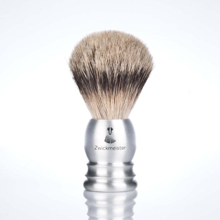 Zwickmeister® Shaving Brush Badger / Aluminium