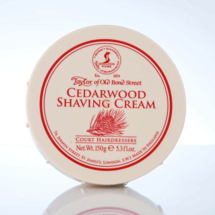Taylor of Old Bond Street Cedarwood Shaving Cream - Zedernholz Rasiercreme