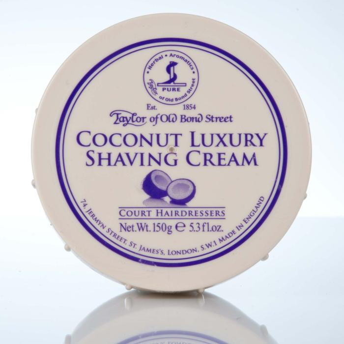 Taylor of Old Bond Street Coconut Luxury Shaving Cream - Kokossnuss Rasiercreme