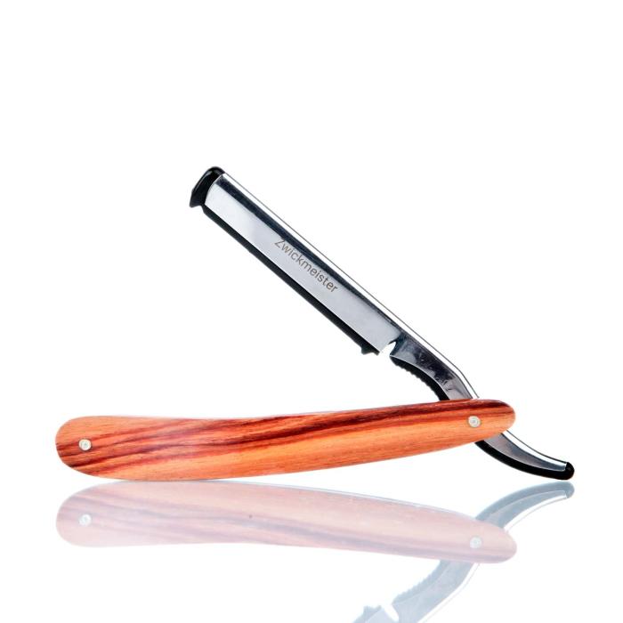 Zwickmeister The Shaverist - Straight razor with replaceable blades tulipwood