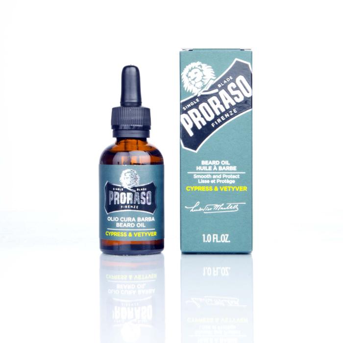 Proraso Beard Oil Cypress & Vetyver, 30ml