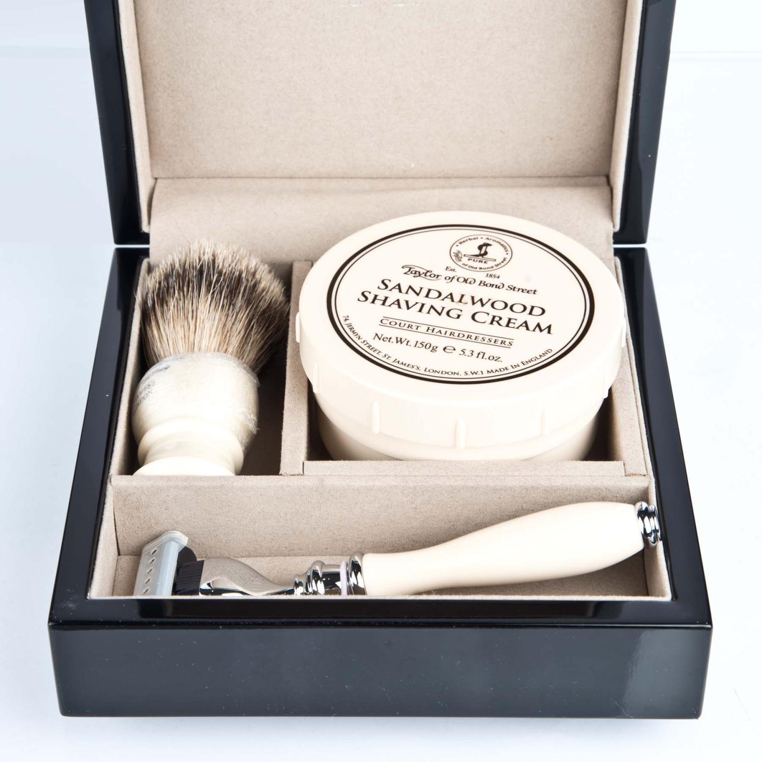 Taylor of Old Bond Street Sandalwood Razor Set