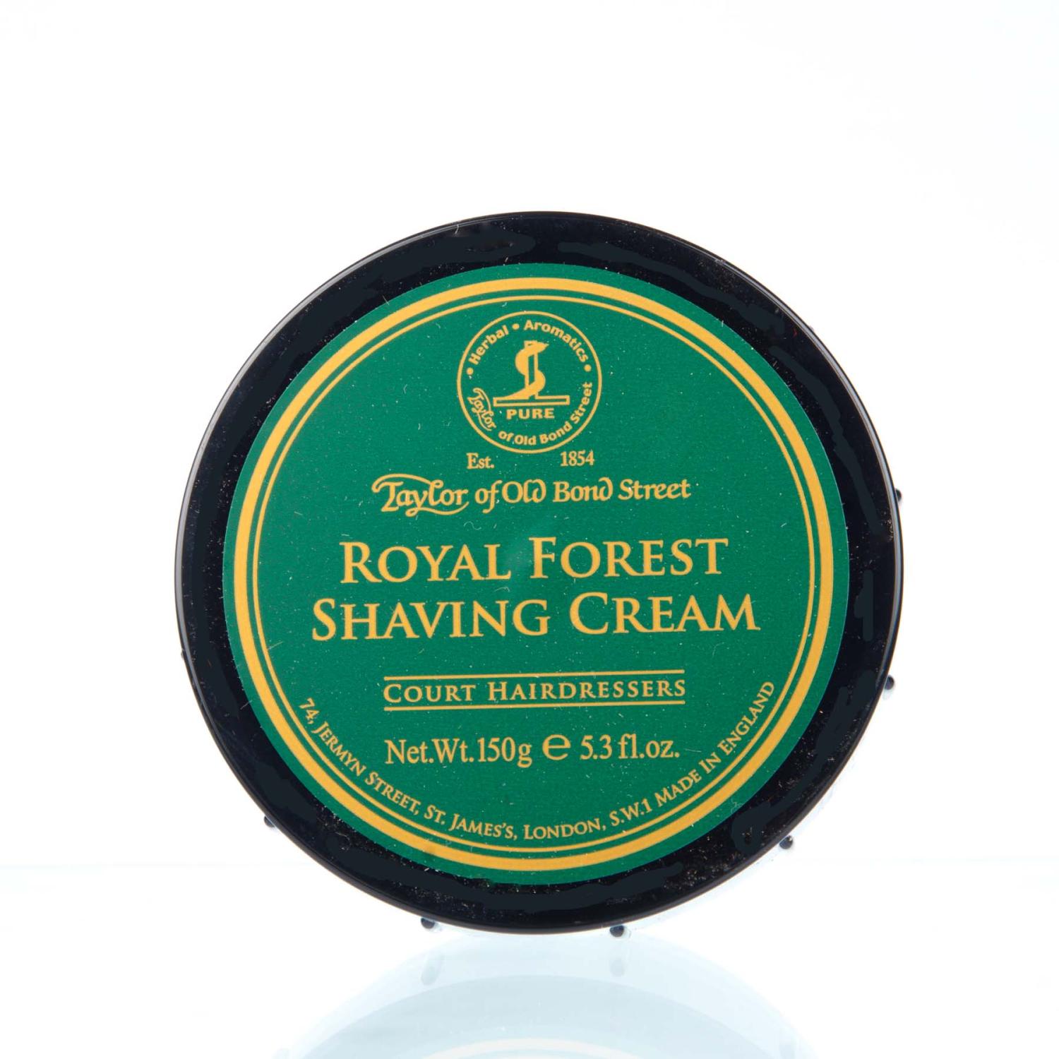 Old Royal Bond Forest of Taylor Street Cream Shaving Rasiercreme