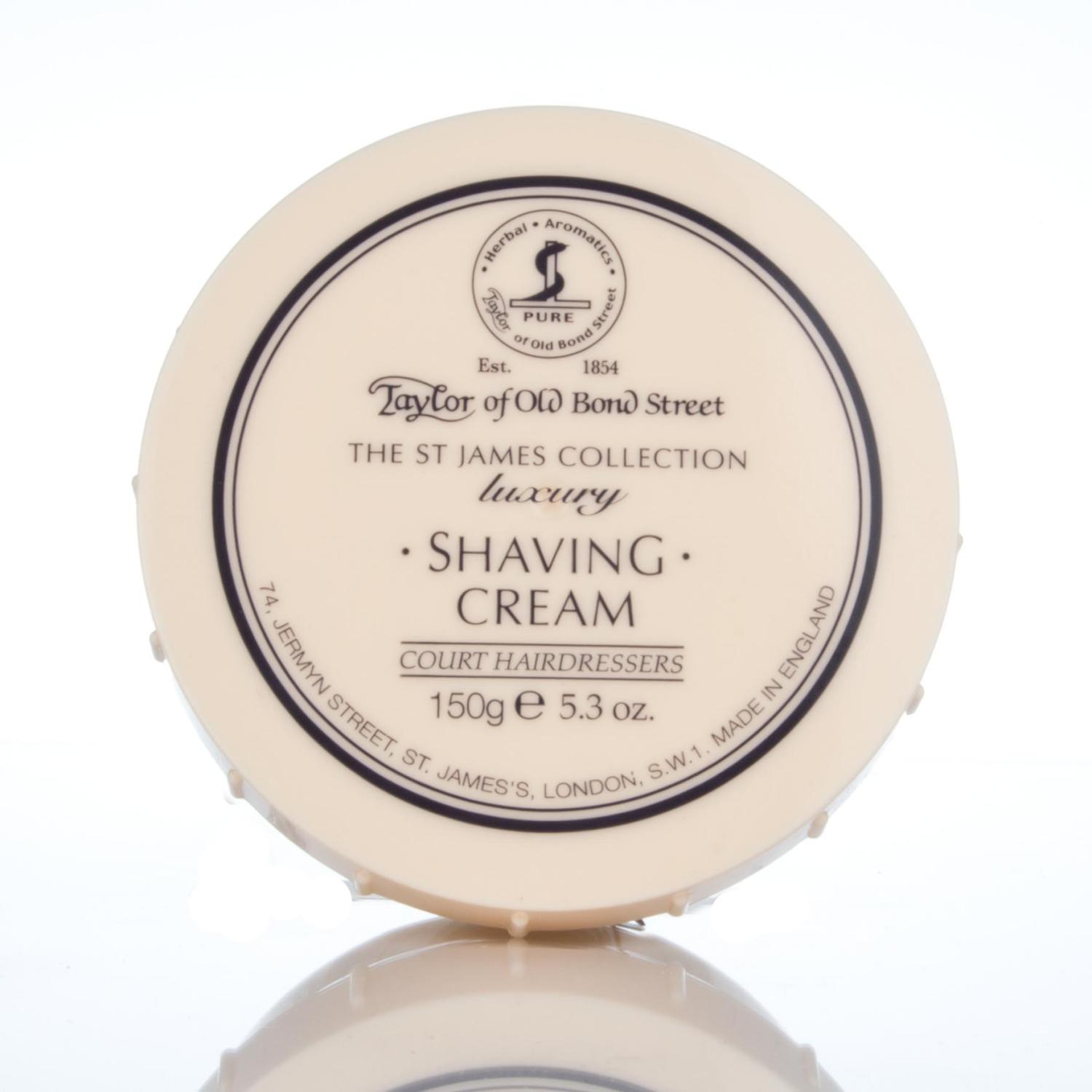 Taylor St James Collection luxury Shaving Cream