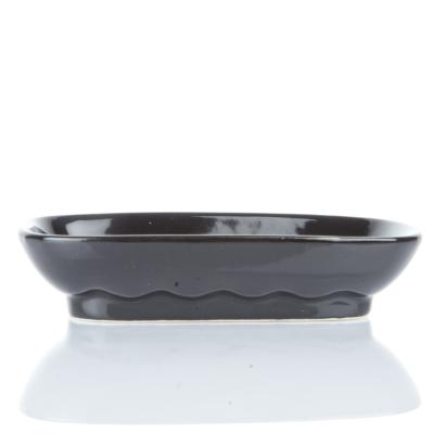 Lindner Porcelaine Soap Dish Black