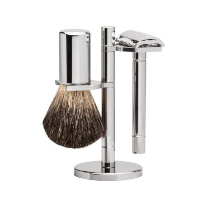 Erbe premium shaving set BERLIN polished stainless steel