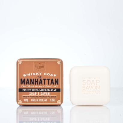 Scottish Fine Soaps Whisky Soap in a tin The Manhattan