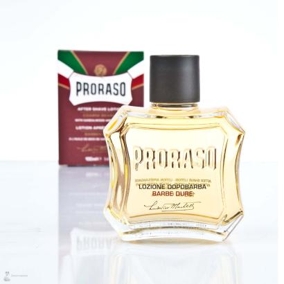 Proraso After Shave Lotion Linea Rossa mit Sandelholz und Sheabutter-Öl 100ml