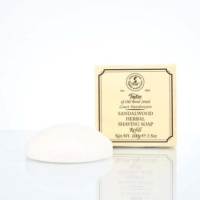 Taylor of Old Bond Street Refill Sandalwood Herbal Shaving Soap 100g